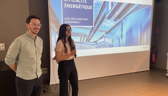 Camille Chanudet et Romain Januel, ingénieurs efficacité énergétique